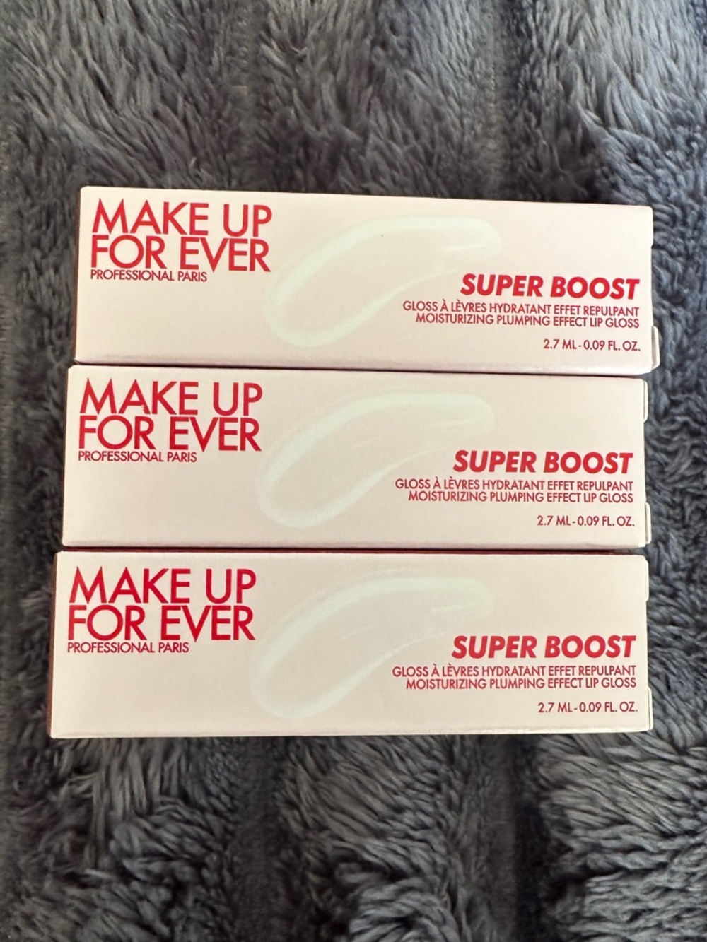 Make Up For Ever Super Boost Lip Gloss Trio - Pink